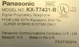 Panasonic Digital Super Hybrid KX-T7431 Black Display Speakerphone (KX-T7431-B) - Data-Tel Supply - 4