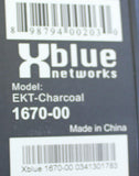 XBlue Networks X16DTE Display Speakerphone EKT-Charcoal (1670-00) - Refurbished