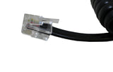 Telephone Handset Cord Gloss Black 01 12ft (BK01,HCBK0112) - Data-Tel Supply - 2