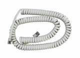 Telephone Handset Cord Almond/White 01 12ft (AL01,HCAL0112) - Data-Tel Supply - 1